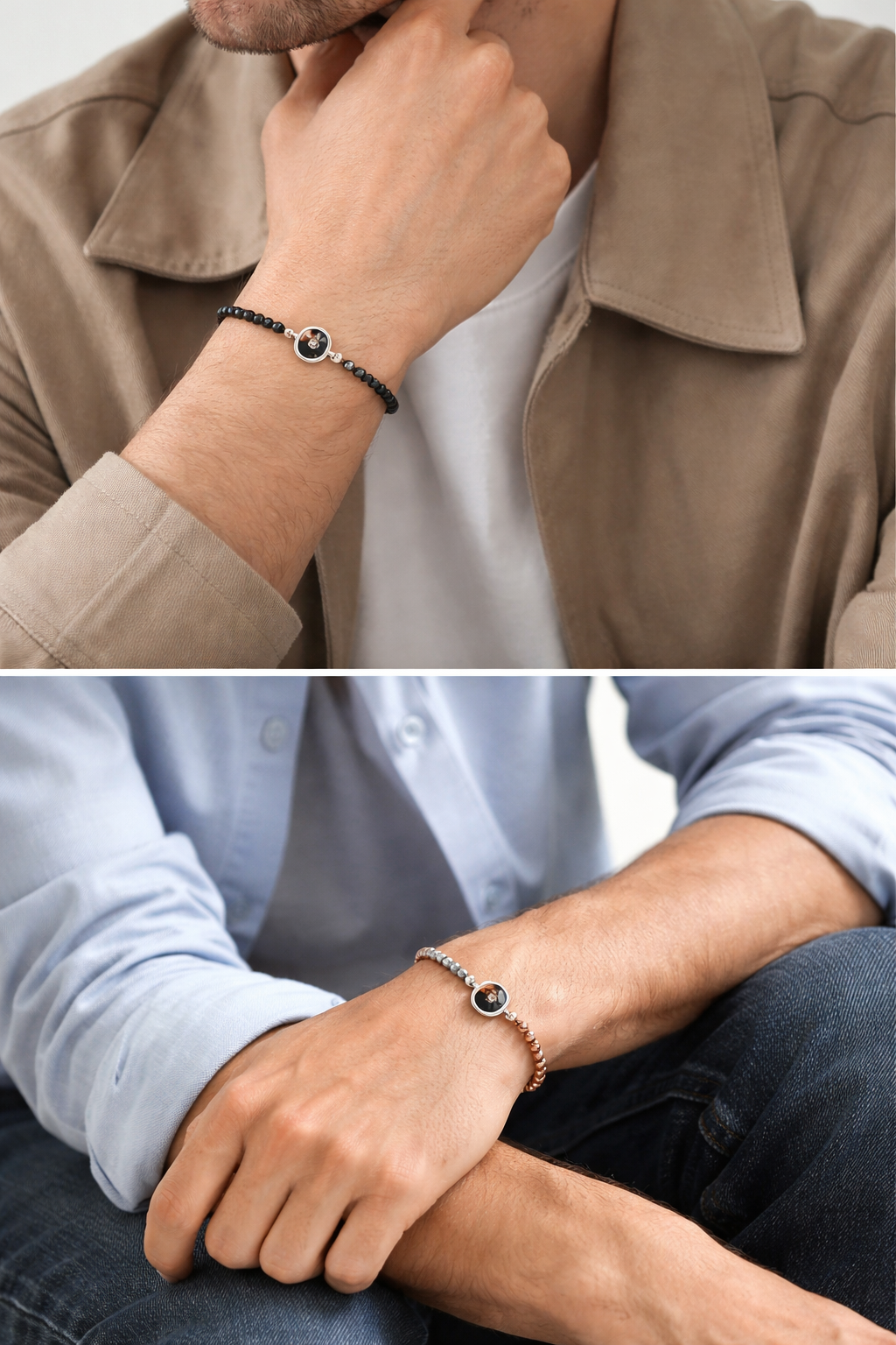 Custom Photo Projection Bracelet – Personalized Memory Gift for Couples & Loved Ones