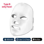 7 colors LED facial mask for At-Home Beauty Care - PRIME STORE7 colors LED facial mask for At-Home Beauty Care