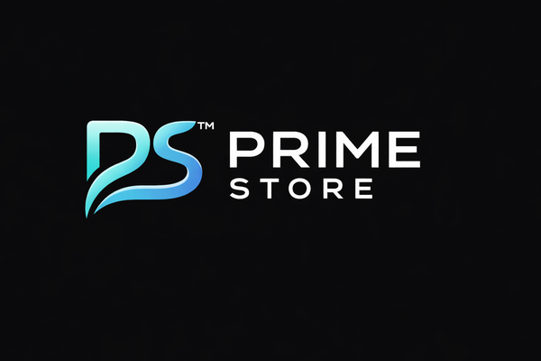 Prime Store logo on a black background