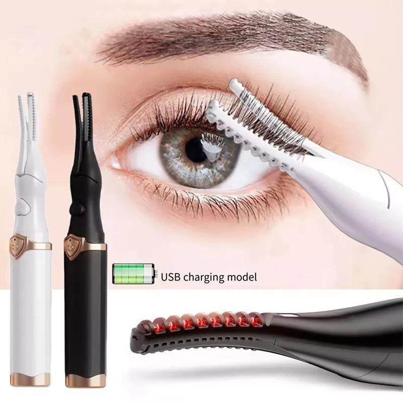 Heated Eyelash Curler for Women Mini USB Rechargeable Finalize Eyelash Tool for Makeup Natural Curling Eye Lashes 2025New PRIME STORE  PRIME STORE