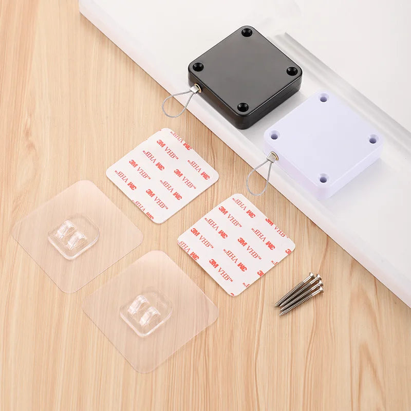 Effortless Automatic Sliding Door Closer & Lock | No Drill Installation for Safe, Child-Proof Homes