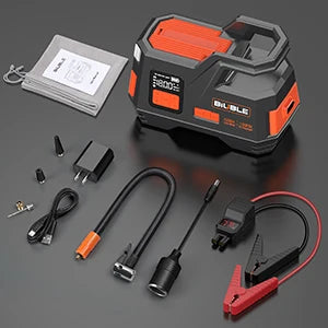 Car Jump Starter with Air Compressor 150PSI, 12V Jump Box Battery Charger Car Booster Battery Starting Device