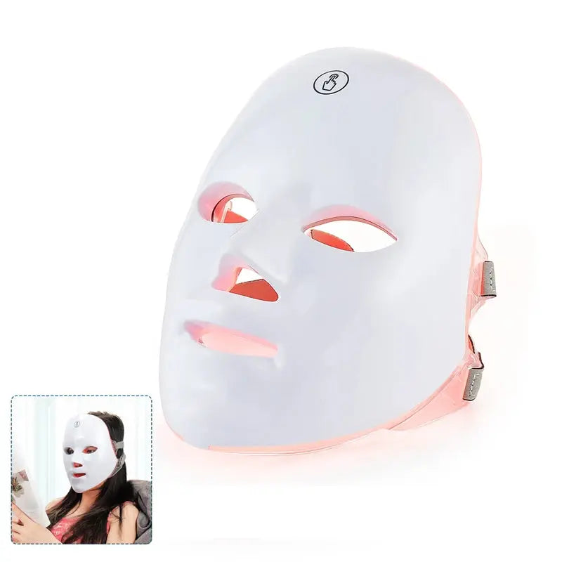 7 colors LED facial mask for At-Home Beauty Care - PRIME STORE7 colors LED facial mask for At-Home Beauty Care