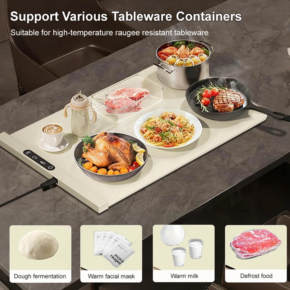 Foldable Electric Food Warmer Mat