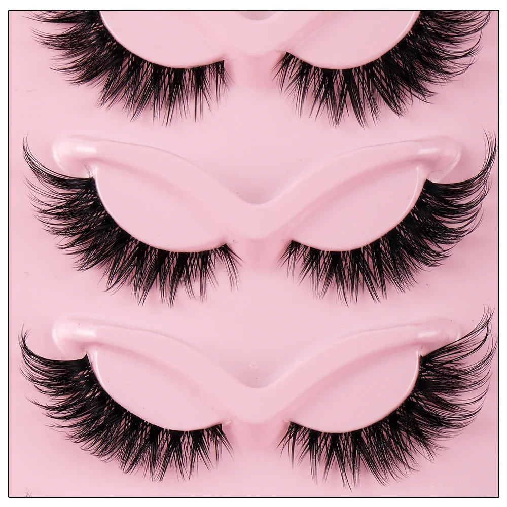 Cat Eye Faux Mink Lashes – 5 Pairs