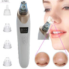 CMH Blackhead Remover Vacuum Pore Cleaner Multi Suction Heads Adjustable Suction USB Rechargeable Deep Cleansing Skin Tool Gifts PRIME STORE  PRIME STORE
