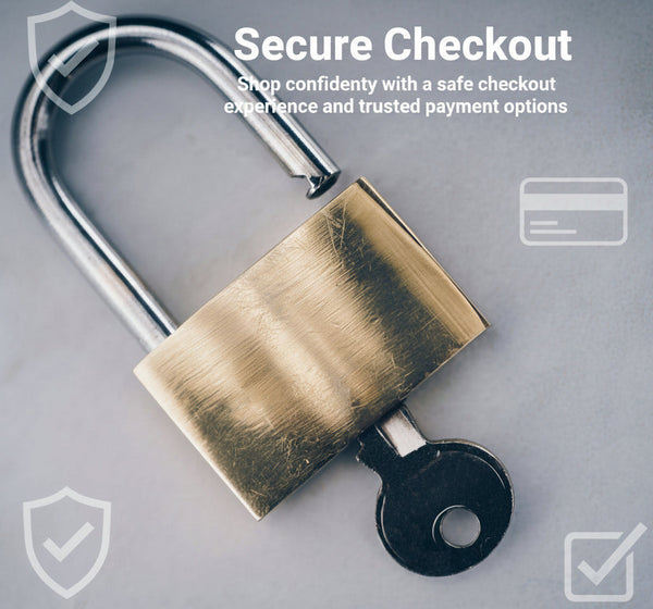 Shop confidently with a safe checkout experience and trusted payment options.