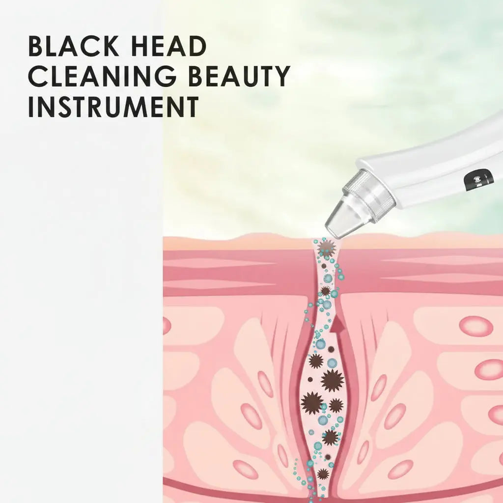 How to use blackhead remover vacuum on pores
