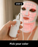 Step 3: Pick your LED color with the wireless remote - 7 colors and 5 intensity levels
