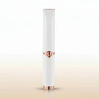 White and rose gold cylindrical product on a Lash Lift Pro white background