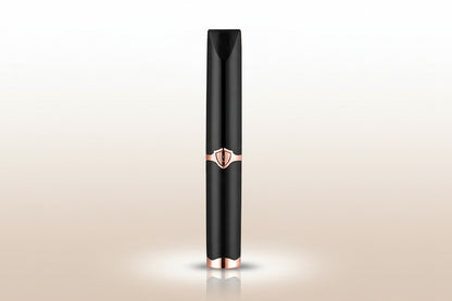 black Heated eyelash curler black with rose gold detail for long lasting lash lift