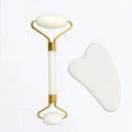 Heart-style natural stone facial massage tool