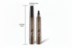 microblading eyebrow pen Two eyebrow contouring pens with measurements on a white background